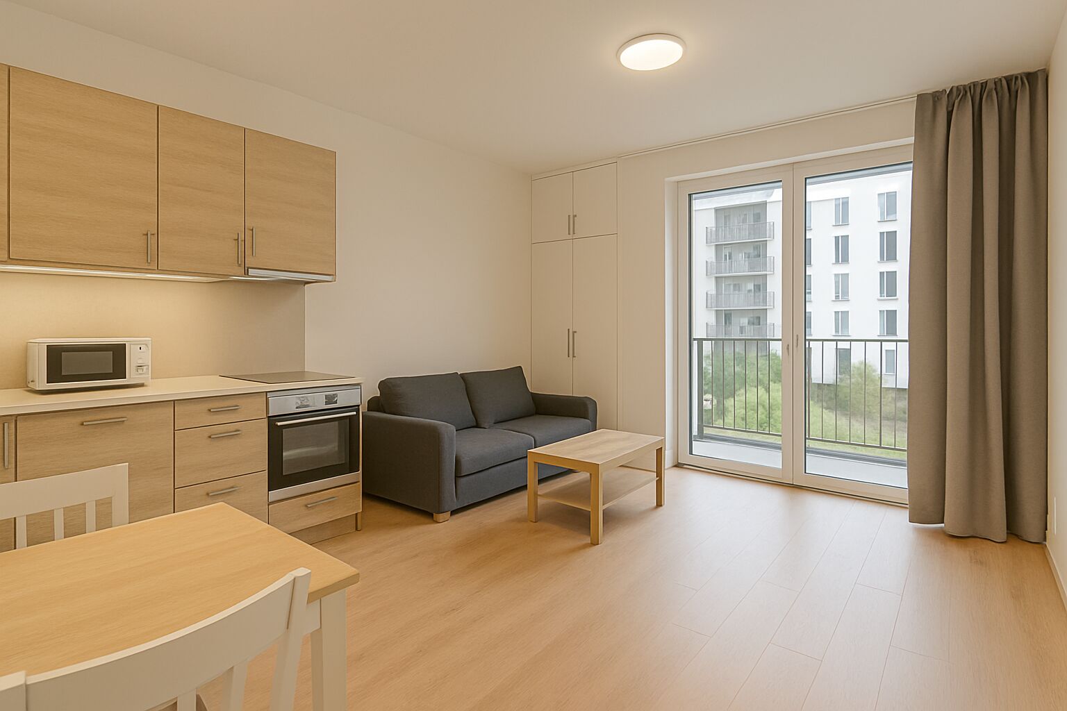 Stylový byt 1+kk s balkonem a sklepem, Nová Waltrovka, Praha